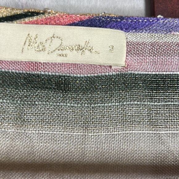 DES DEMOISELLES CABO STRIPED GAUZE TOP SIZE 2 - Picture 6 of 8